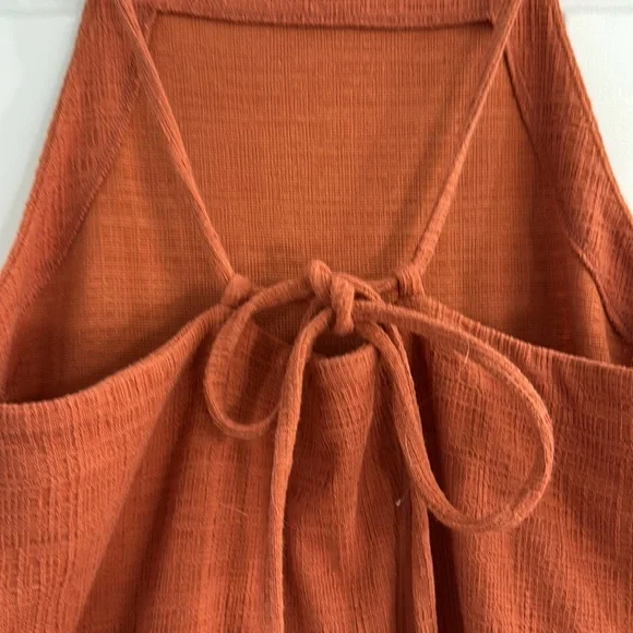 Madewell Terracotta Sleeveless Dress Sz M - Picture 5 of 8
